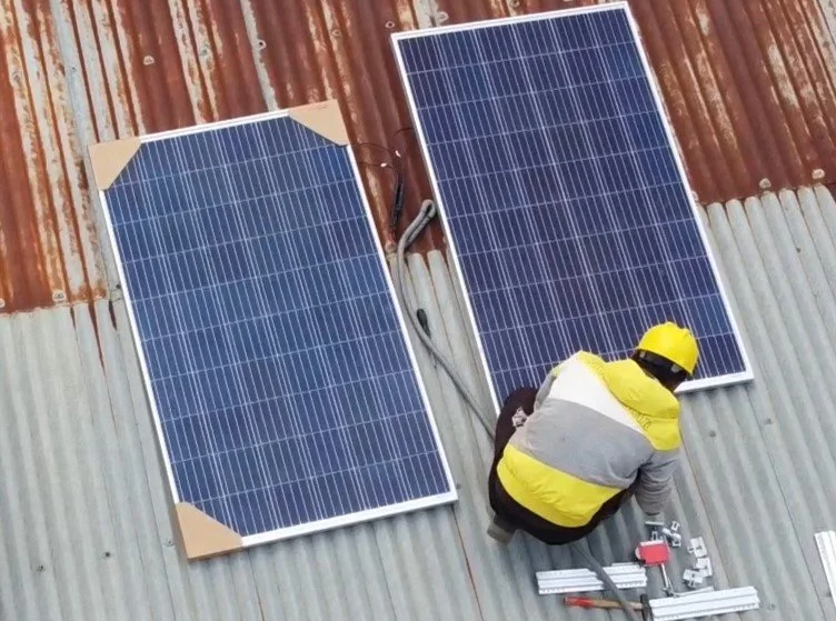 Photo installateur solaire